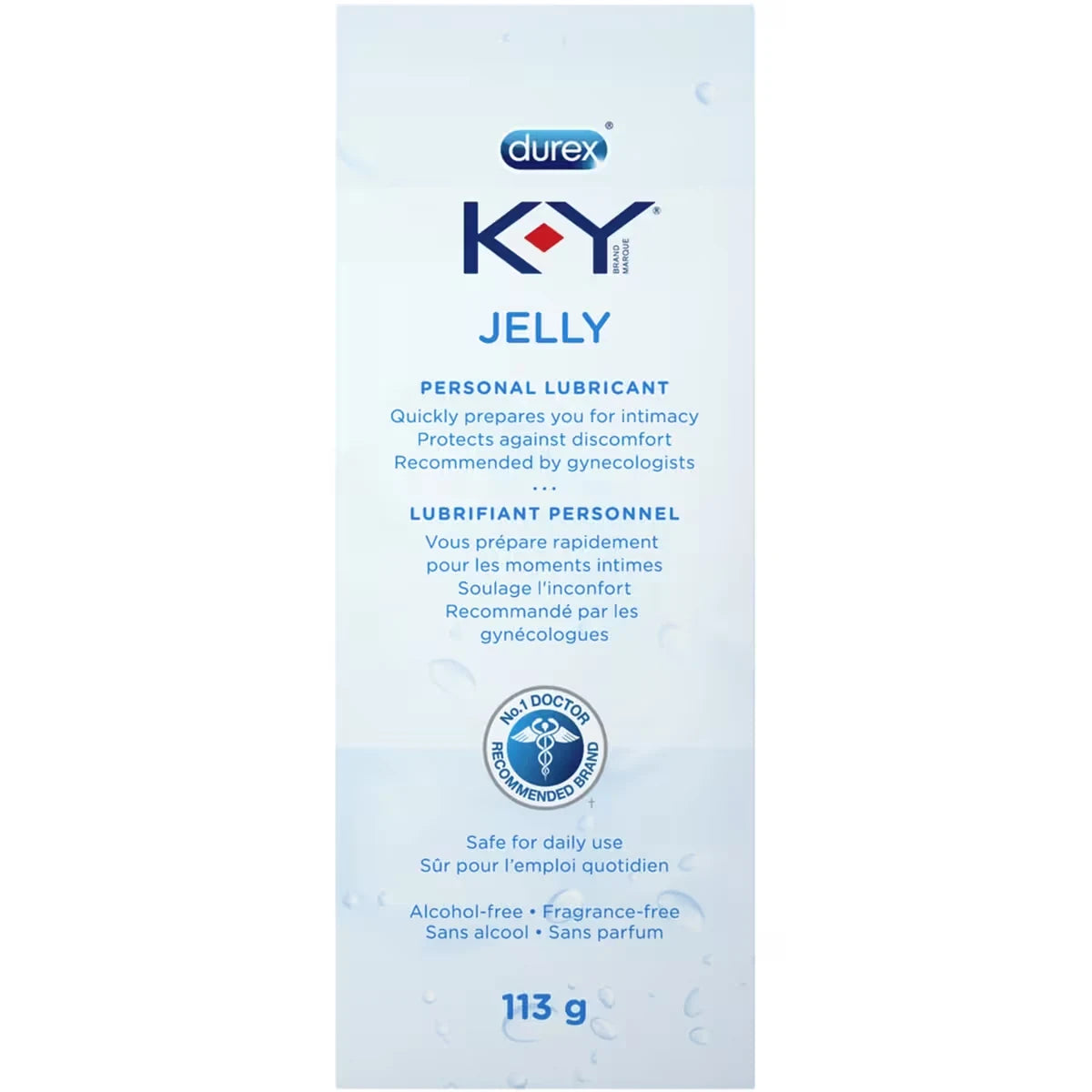 K-Y Personal Lubricant Gel front package