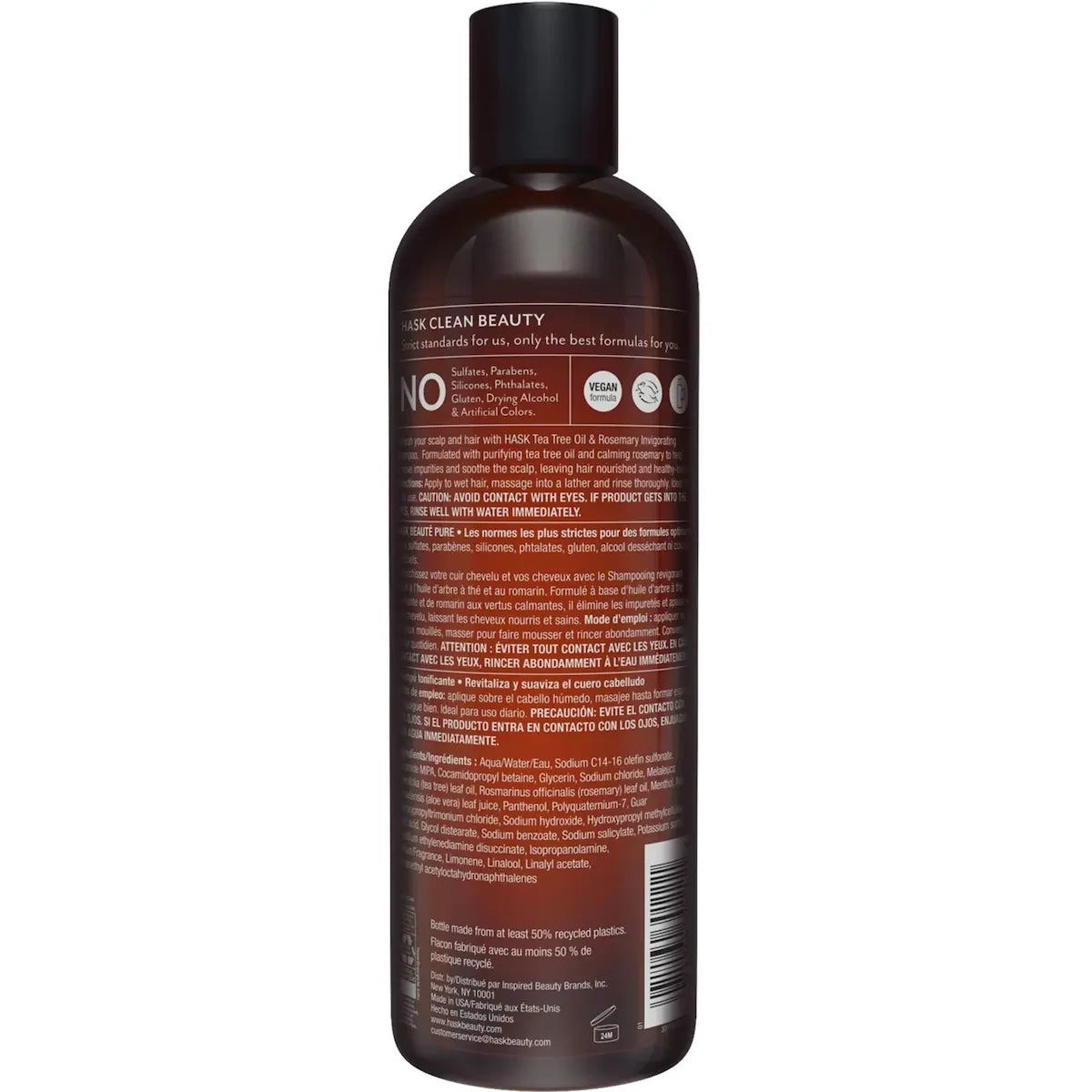 HASK Tea Tree Oil & Rosemary Invigorating Shampoo product detail