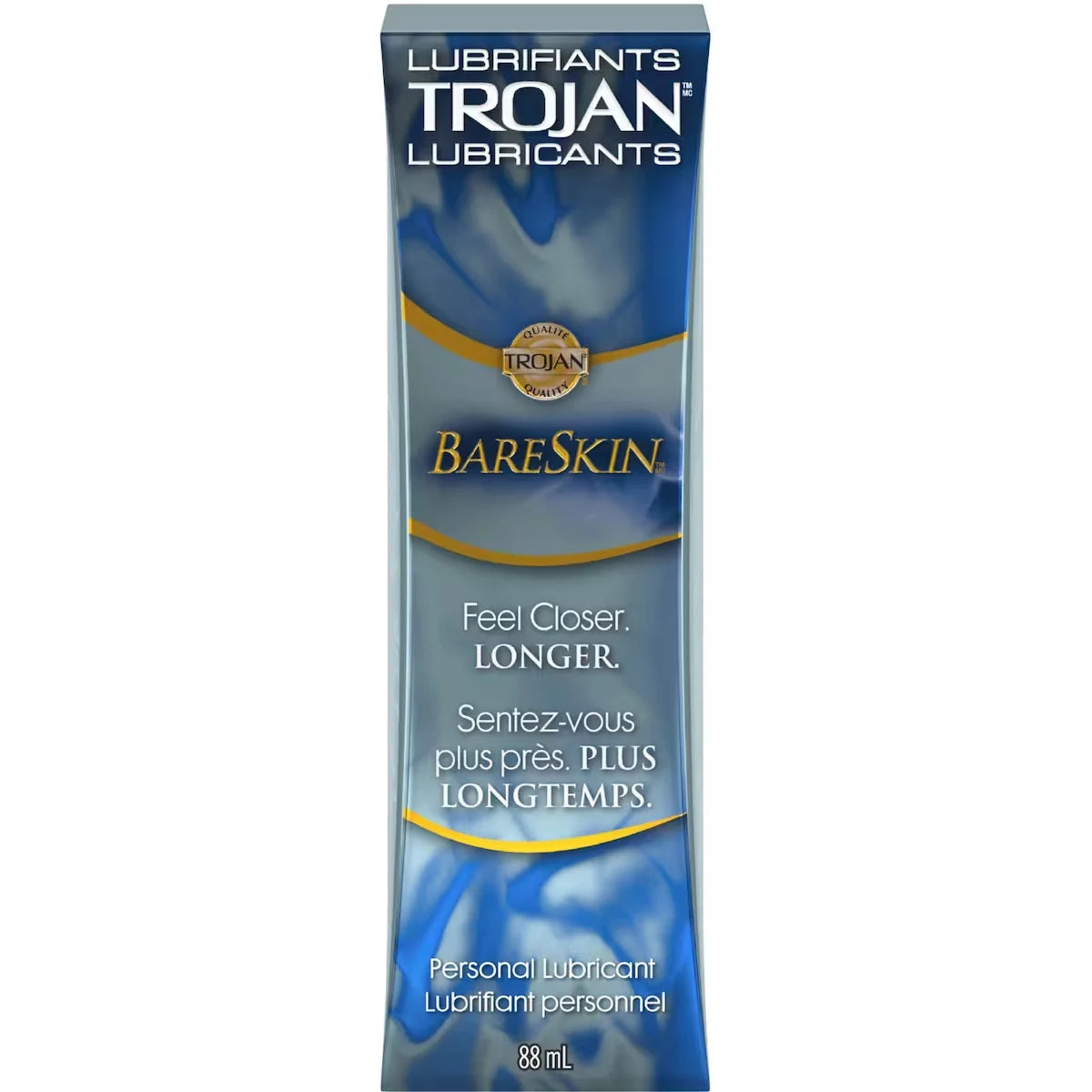 Trojan BareSkin Long-Lasting Personal Lubricant front package