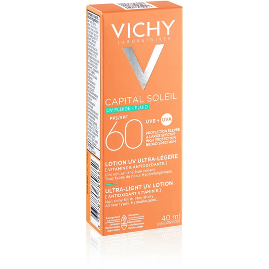 Vichy Suncreen For Face, Capital Soleil Ultra-light UV Lotion SPF 60, 40ml product detail