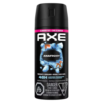 Axe Deodorant Body Spray Anarchy 113 G front package