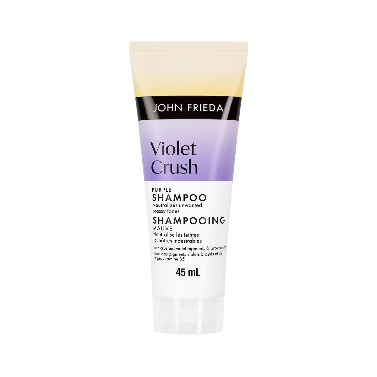 John Frieda Violet Crush Daily Purple Shampoo front package