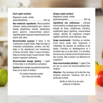 Webber Magnesium 250 mg product detail