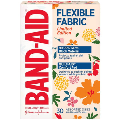 Band-Aid Flexible Fabric Wildflower Asst front package
