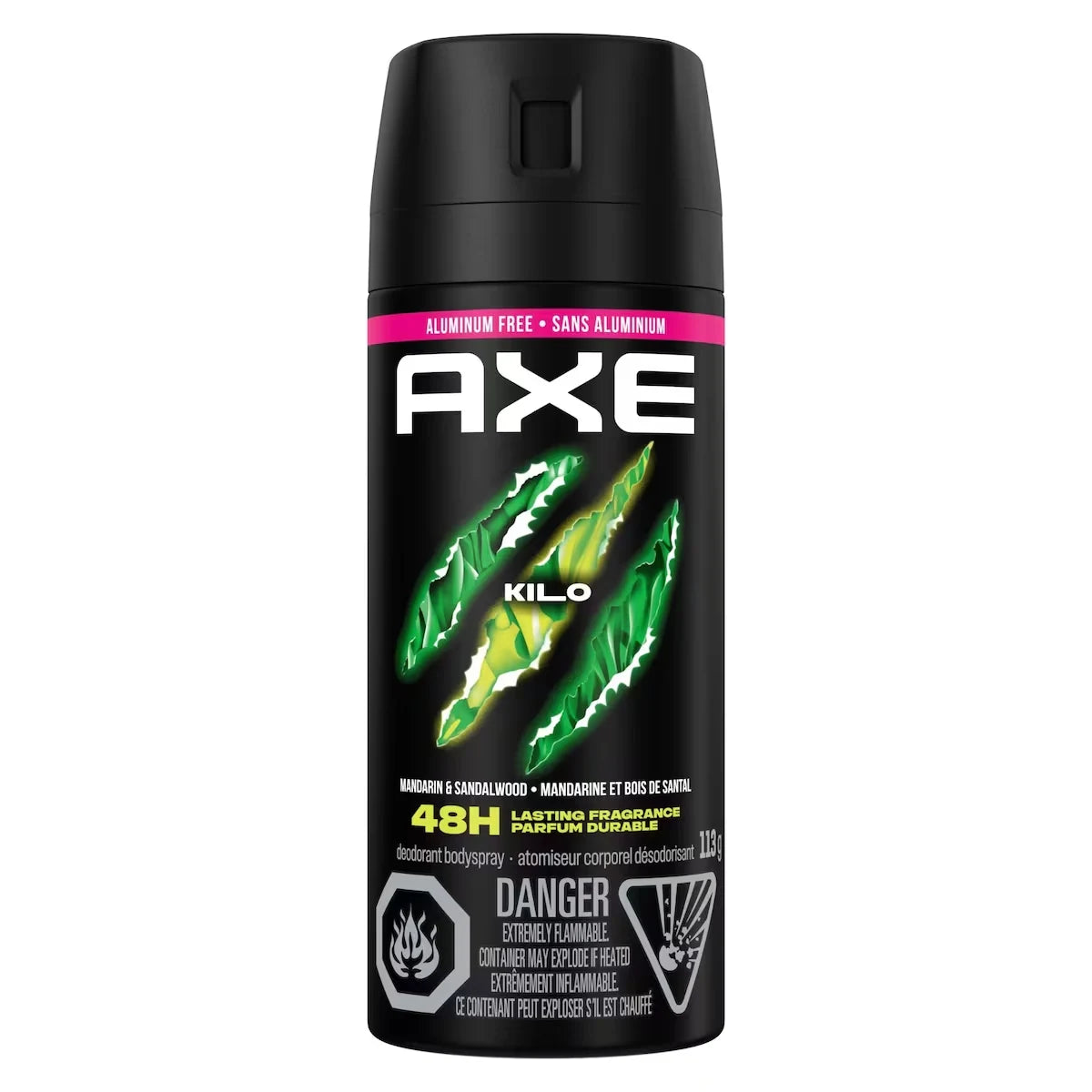 Axe Deodorant Body Spray Kilo 113 G front package