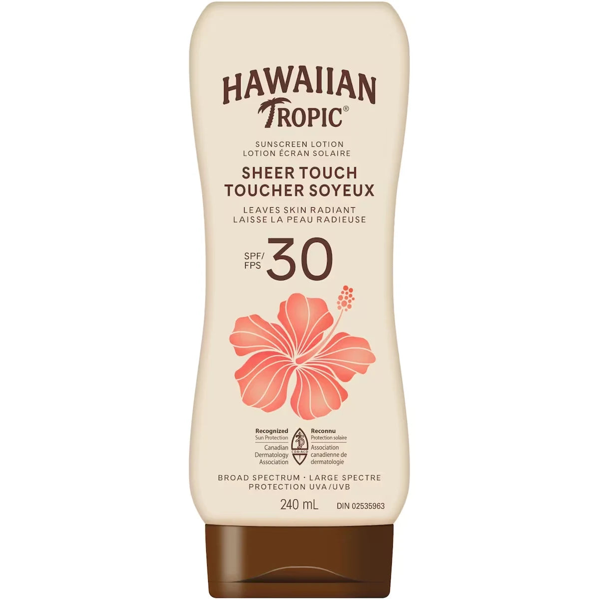 Hawaiian Tropic Sheer Touch Sunscreen Lotion SPF 30 front package