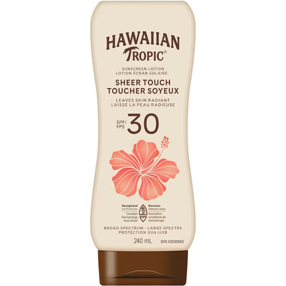 Hawaiian Tropic Sheer Touch Sunscreen Lotion SPF 30 front package