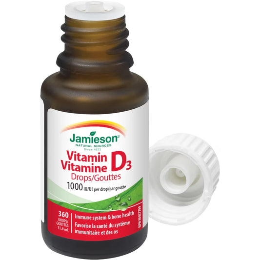 Jamieson Vitamin D 1,000 IU Higher Potency Droplets product detail