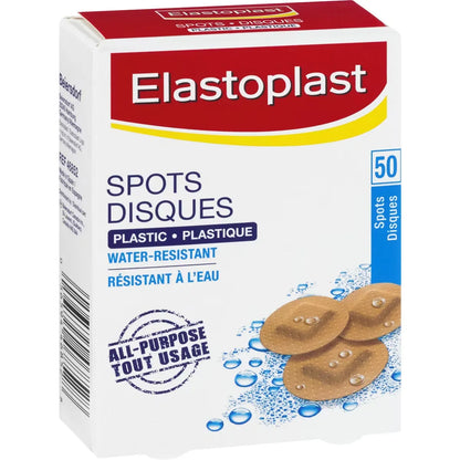 Elastoplast Spots Plastic Adhesive Bandages, 50 Spots product detail
