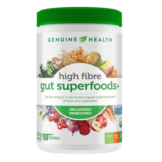 Genuine Health Ferm Superfoods Unflv front package