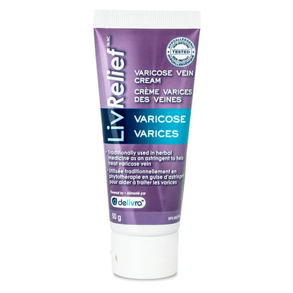 Livrelief Varicose Vein Cream front package