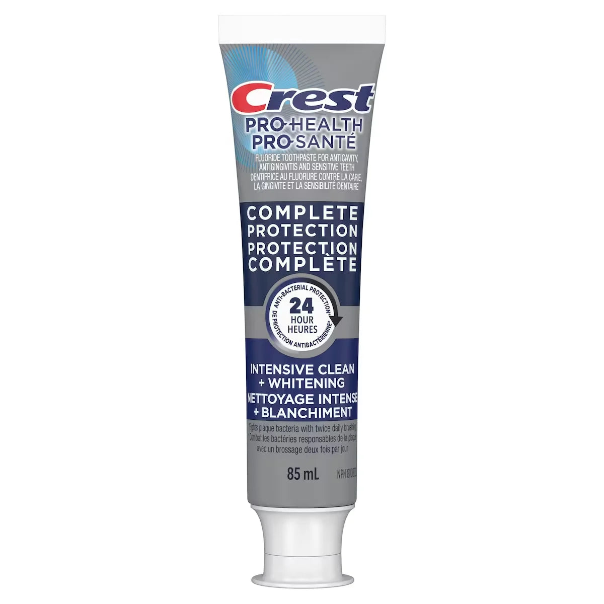 Crest Pro-Health Complete Protection Toothpaste, Intensive Clean + Whitening, 85 mL product image