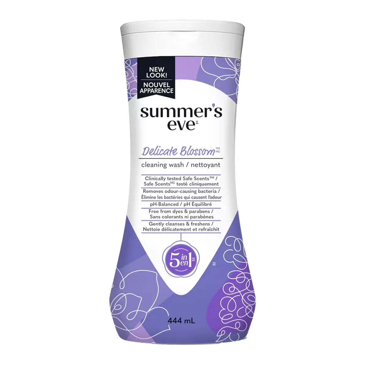 Summer's Eve 5 in 1 Delicate Cleansing Wash front package
