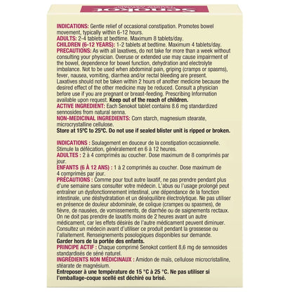 Senokot Natural Laxative 10ct 10 count product detail