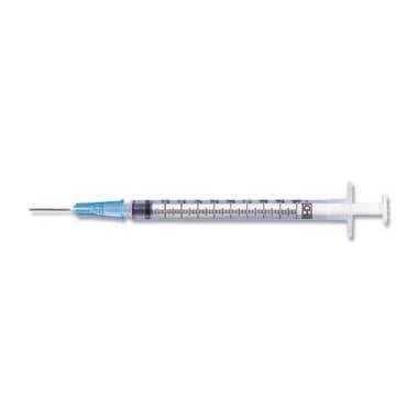 2 mL LS Syringes with Needle Box of 100 Syringes 27 g x 1 / 2 in