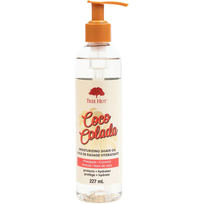 Tree Hut Coco Colada Moisturizing Shave Oil front package