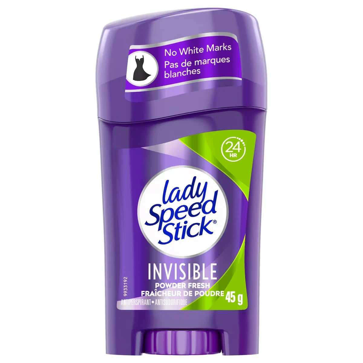 Lady Speed Stick Antiperspirant Deodorant, Invisible, Powder Fresh front package
