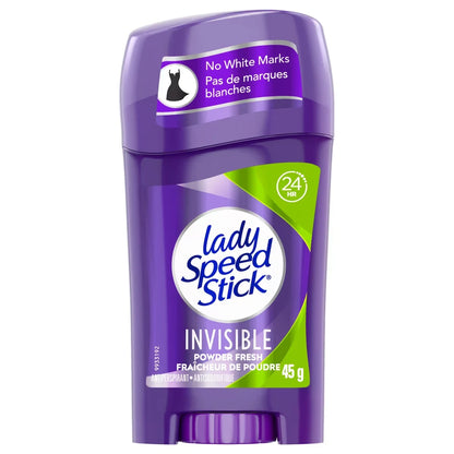 Lady Speed Stick Antiperspirant Deodorant, Invisible, Powder Fresh front package