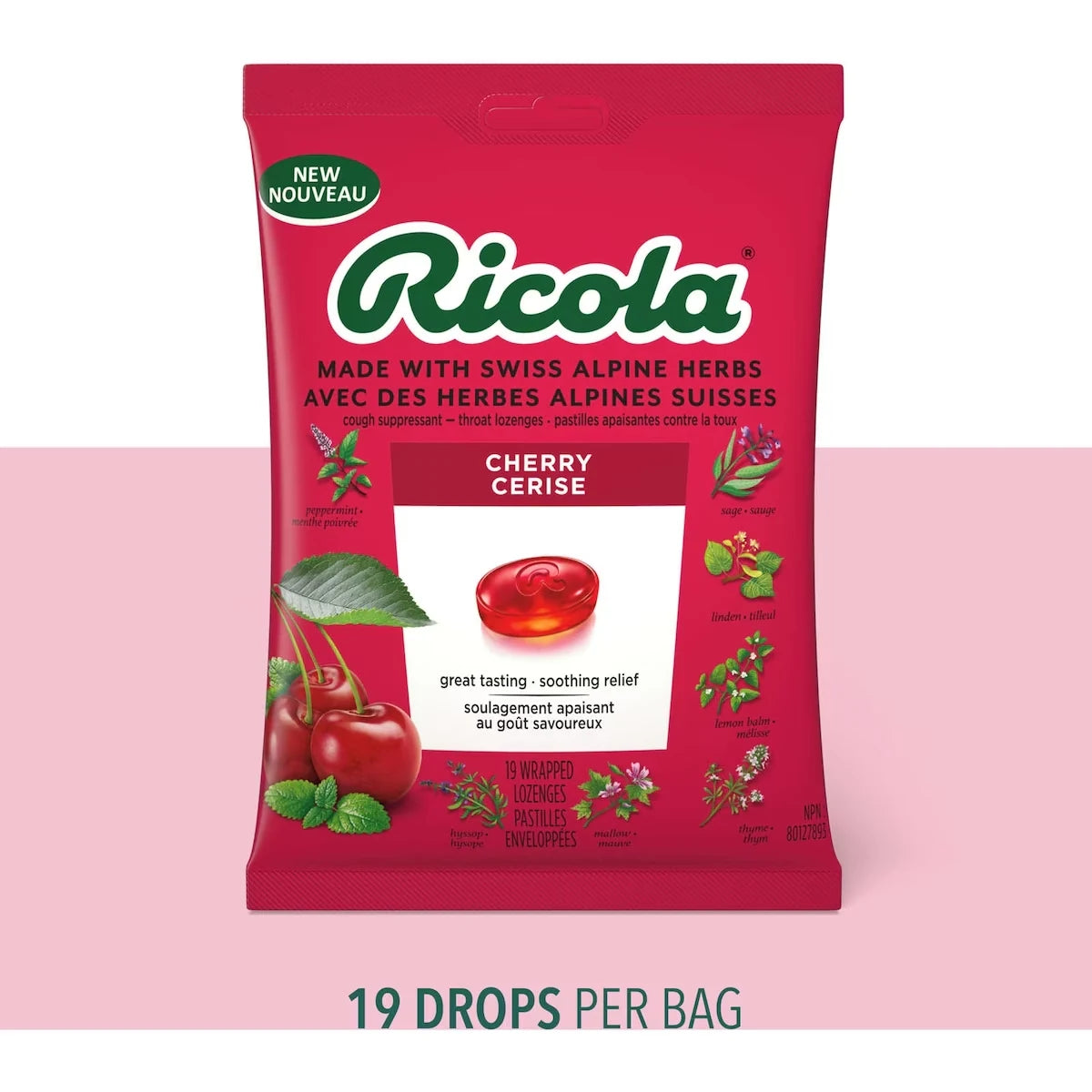Ricola Cherry Throat Drops product detail