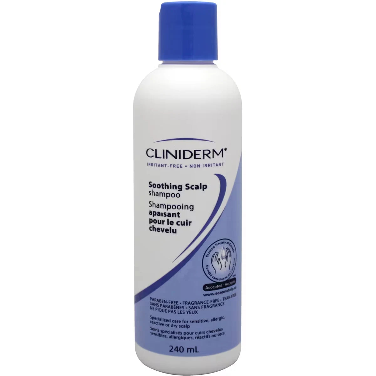 Cliniderm Soothing Scalp Shampoo front package