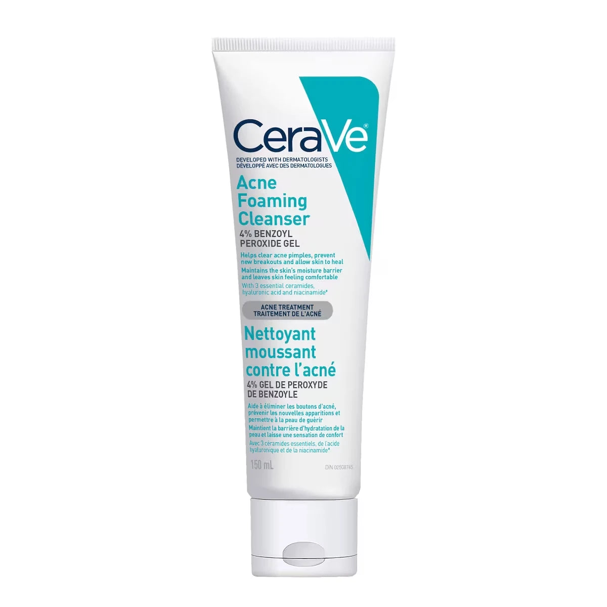 CeraVe Acne Foaming Cleanser front package