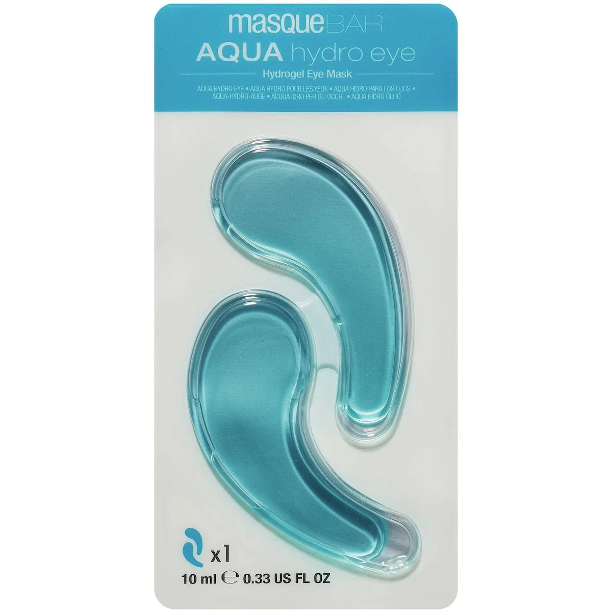 Masque Bar Aqua Hydro Gel Eye Patches front package