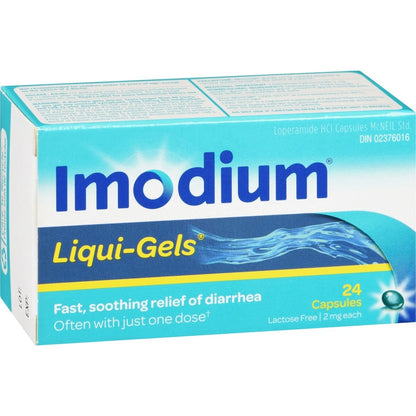 Imodium Diarrhea Relief, Liqui-Gels 24 ea product detail