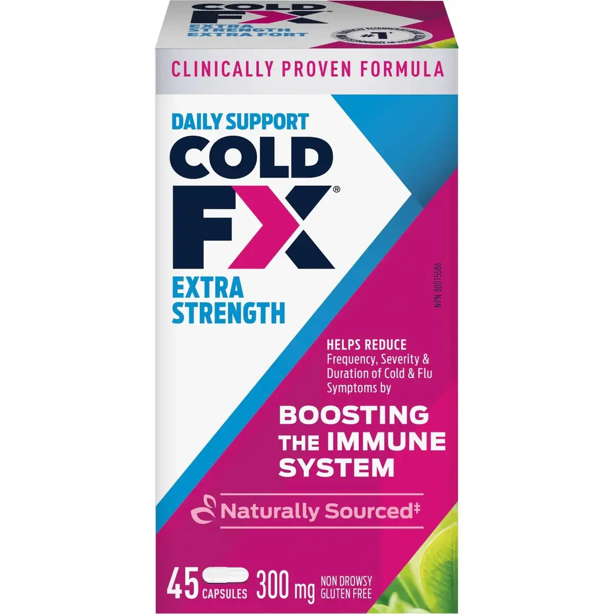 Cold Fx Daily Support Extra Strength front package