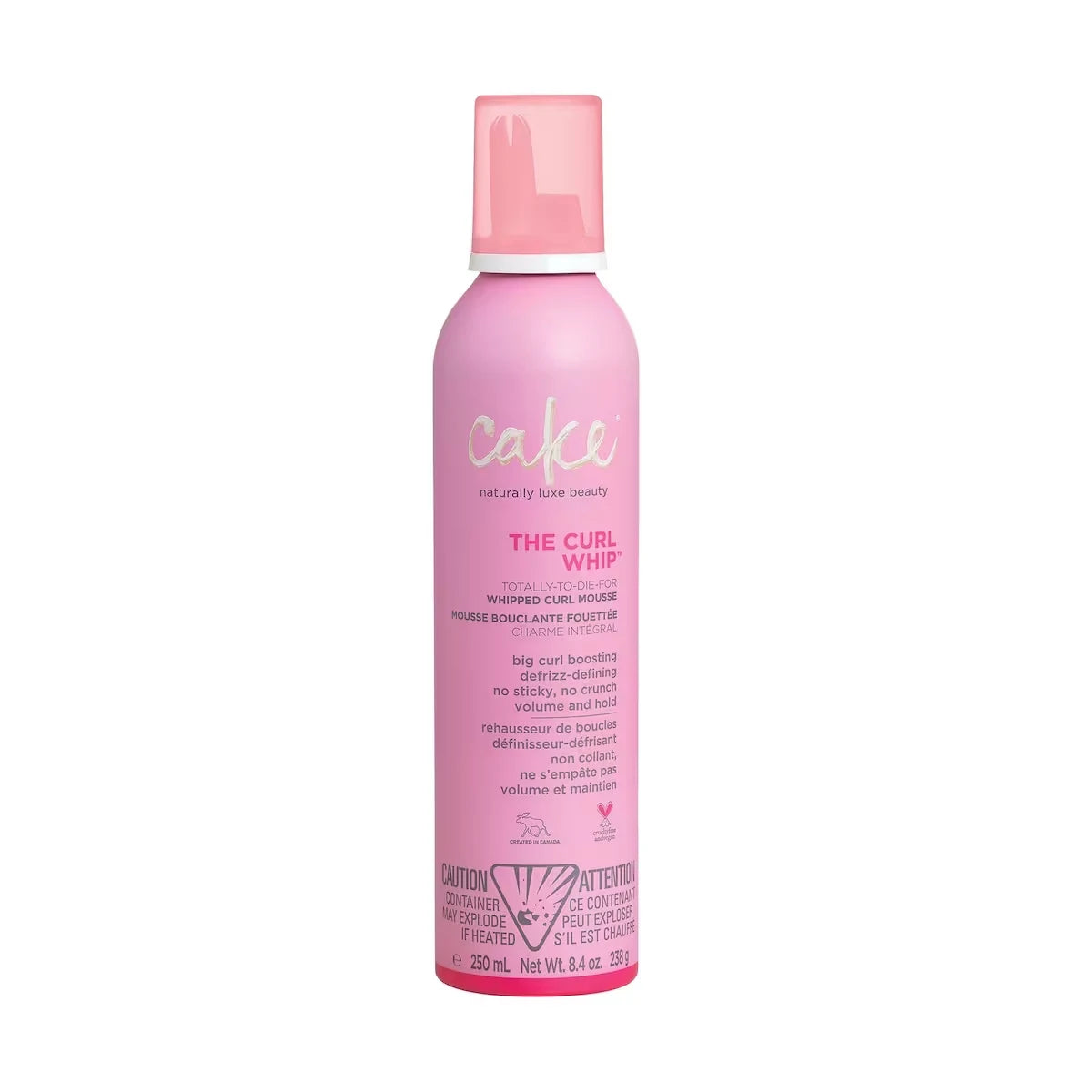 Cake Beauty The Curl Whip Whipped Curl Mousse front package