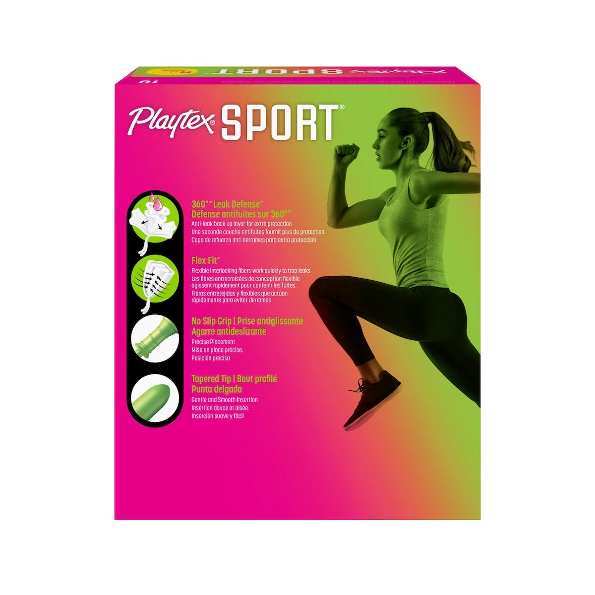 Playtex Sport Unscented Athletic Tampons Regular product detail