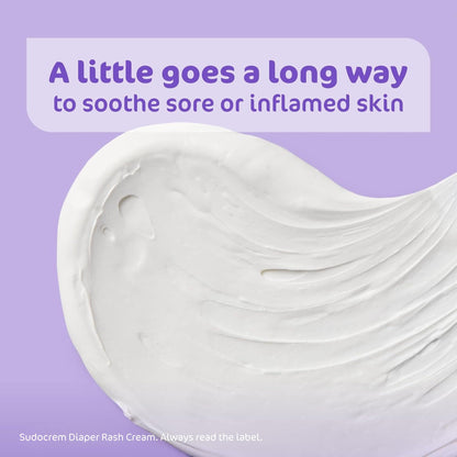 Sudocrem - Diaper Rash Cream for Baby, Soothes, Heals, and Protects, Relief and Treatment of Diaper Rash, Zinc Oxide Cream - 60g