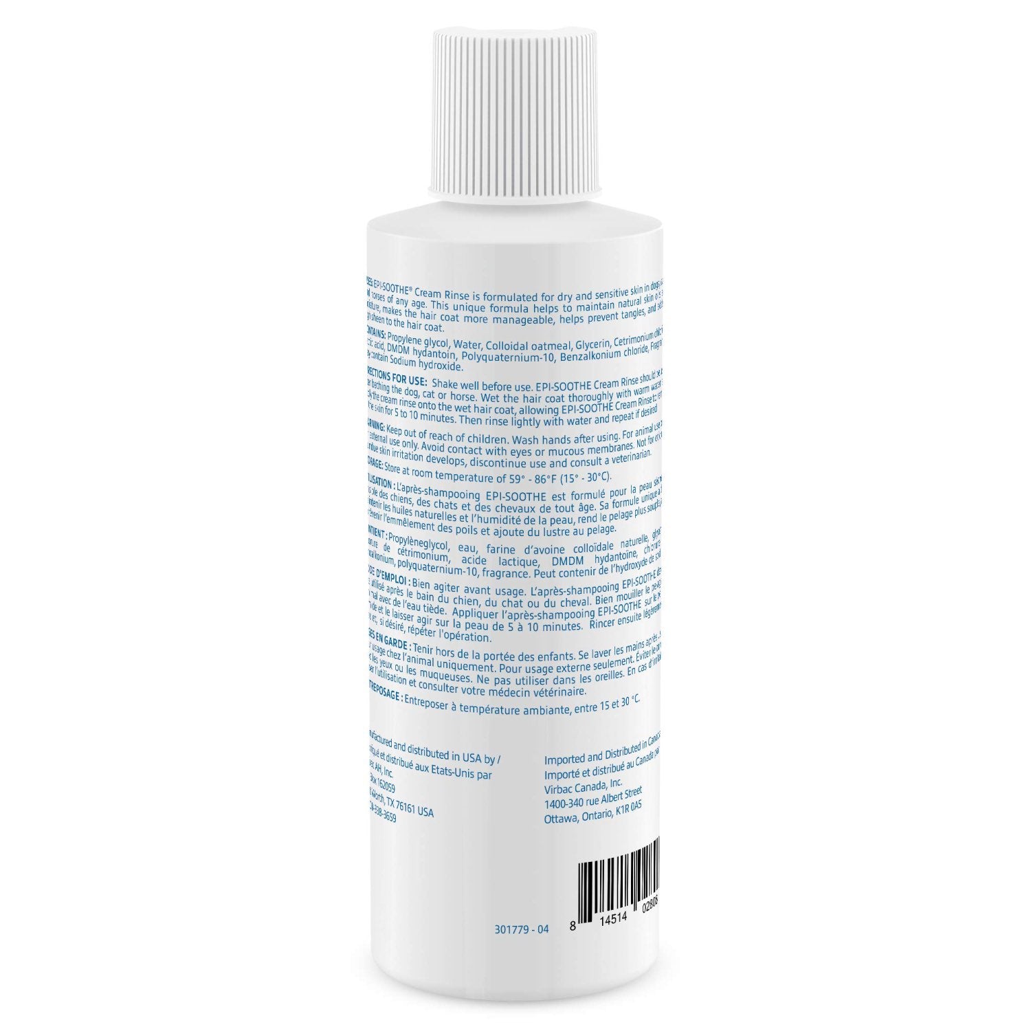 Epi - Soothe Conditioner for Cats 237 mL Bottle - additional product view 2