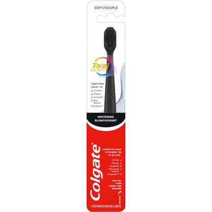 Colgate Total Active Prevention Whitening Toothbrush, Soft Toothbrush front package