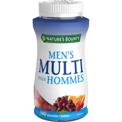Natures Bounty Men's Multi Gummy front package