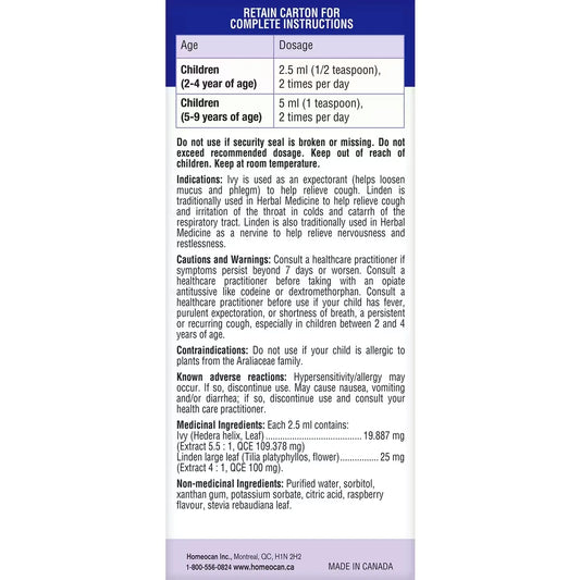 Homeocan Cough & Cold Herbal Syrup Nightime product image