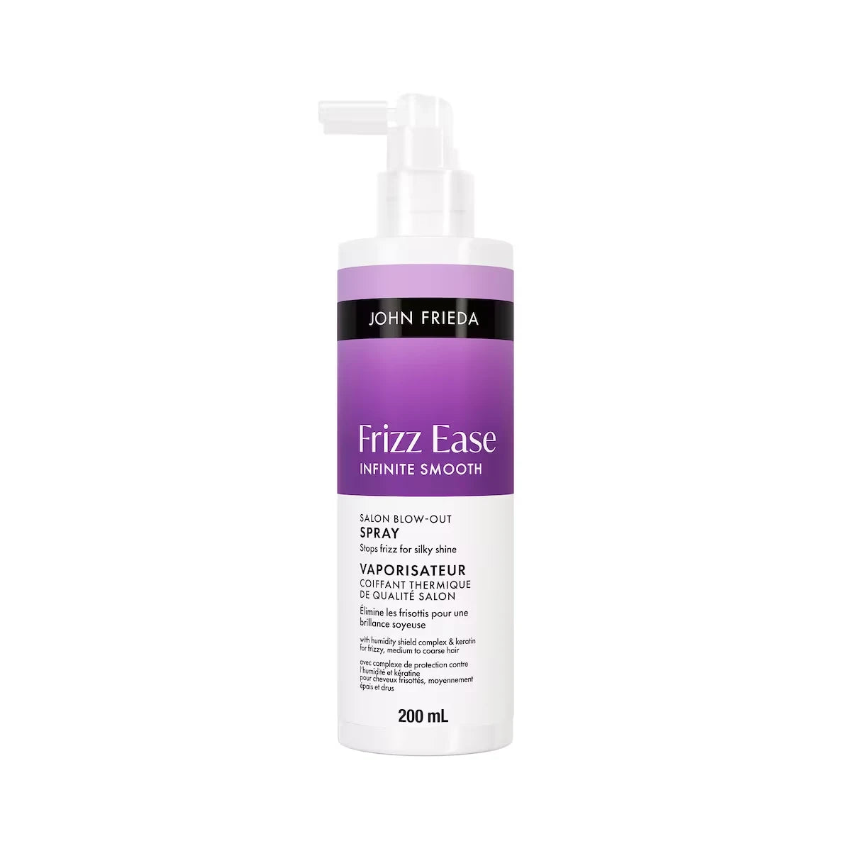 John Frieda Frizz Ease Infinite Smooth Salon Blow-Out Spray front package