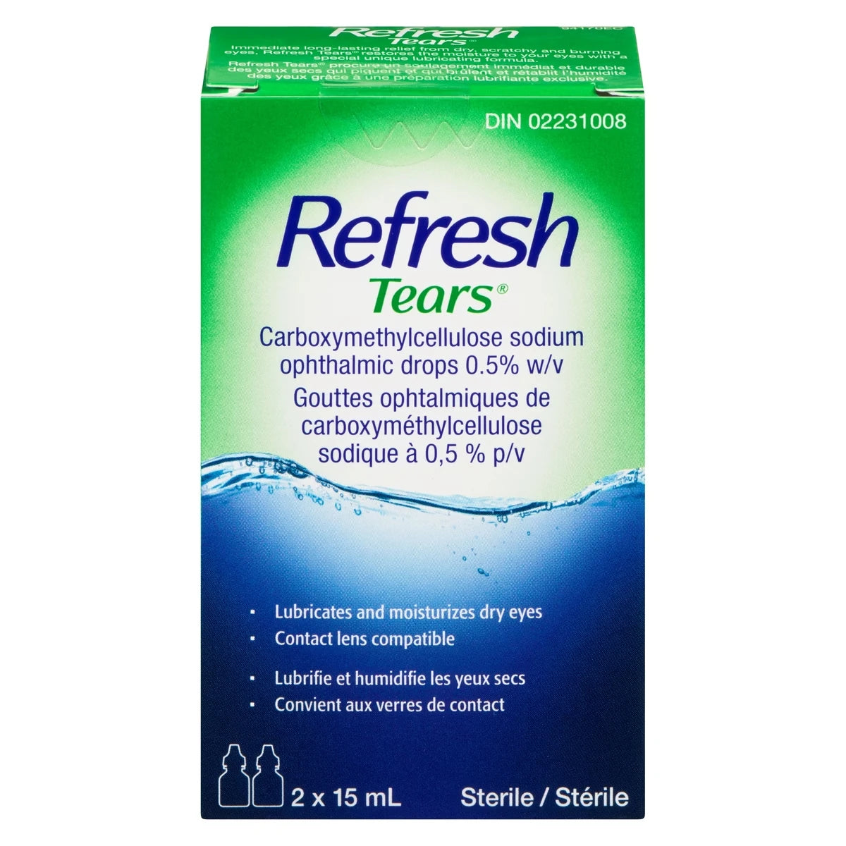 Refresh Tears Ophthalmic Solution 30 mL front package