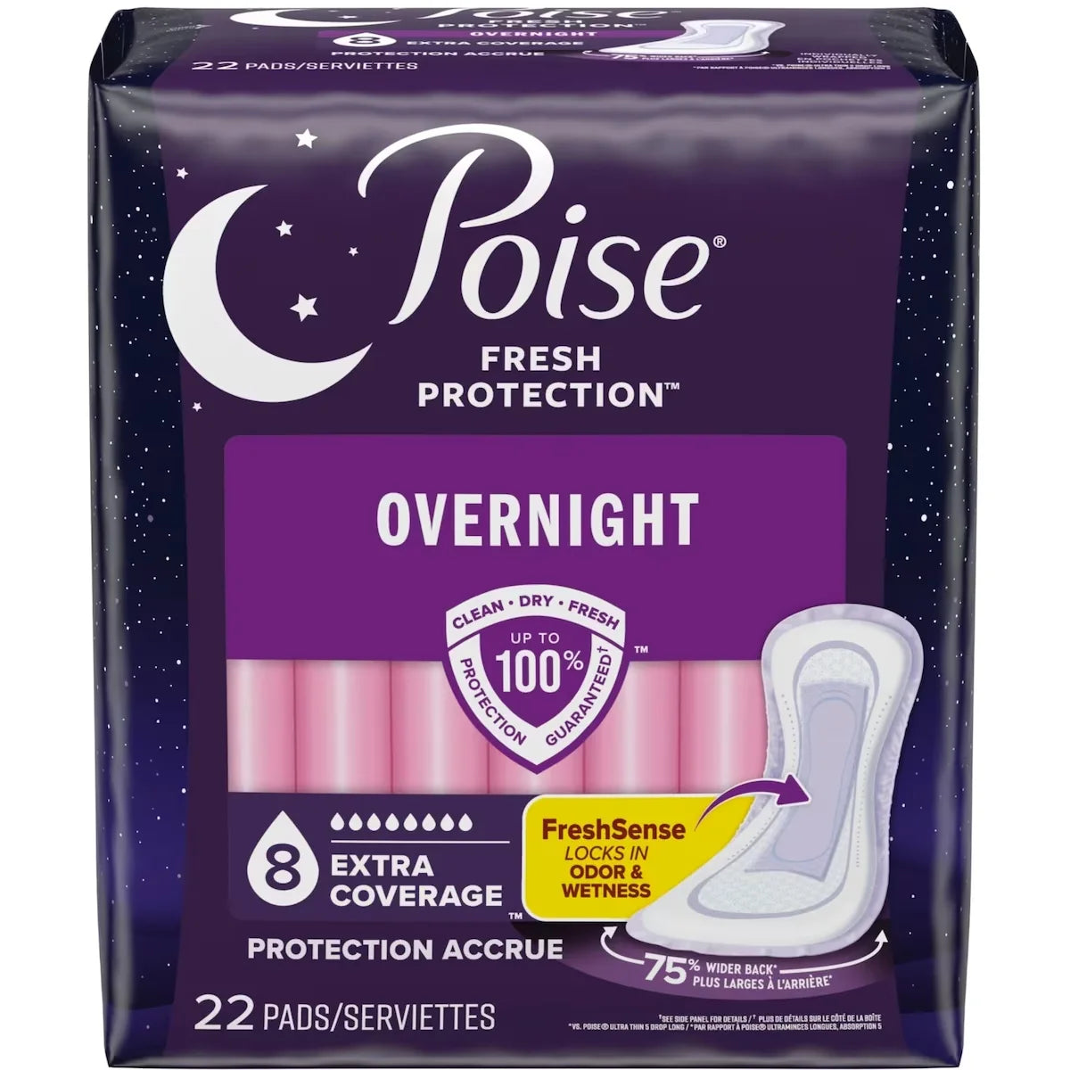 Poise Incontinence Pads for Women/Bladder Leakage Pads/Bladder Control Pads product detail