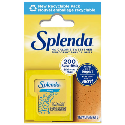 Splenda No Calorie Sweetener Minis front package