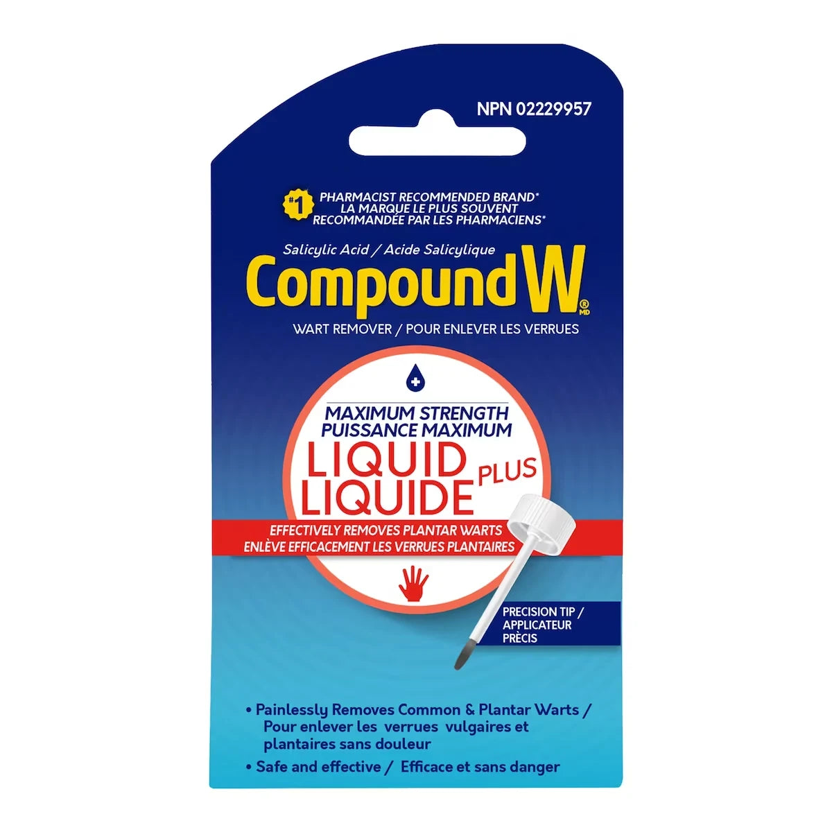 Compound W Wart Remover Maximum Strength Liquid front package