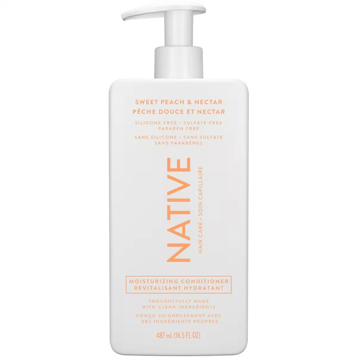 Native Hair Sweet Peach & Nectar Moisturizing Conditioner front package