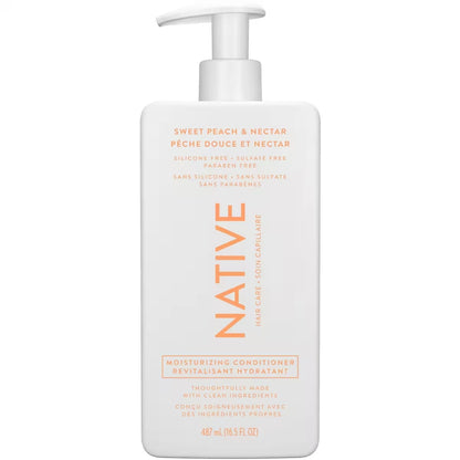 Native Hair Sweet Peach & Nectar Moisturizing Conditioner front package