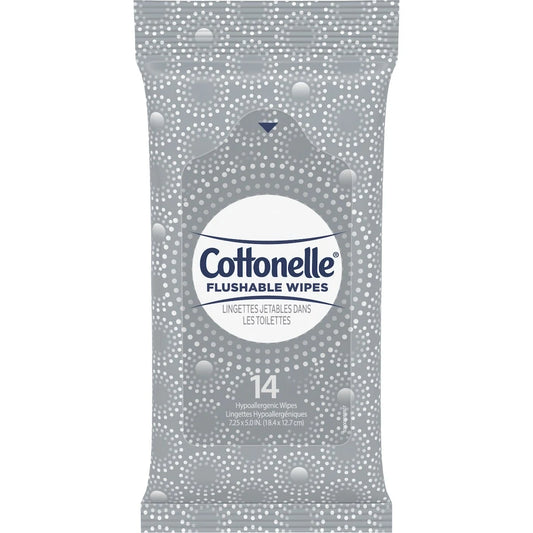 Cottonelle Fresh Care On-The-Go Flushable Wet Wipes, Adult Wet Wipes product detail