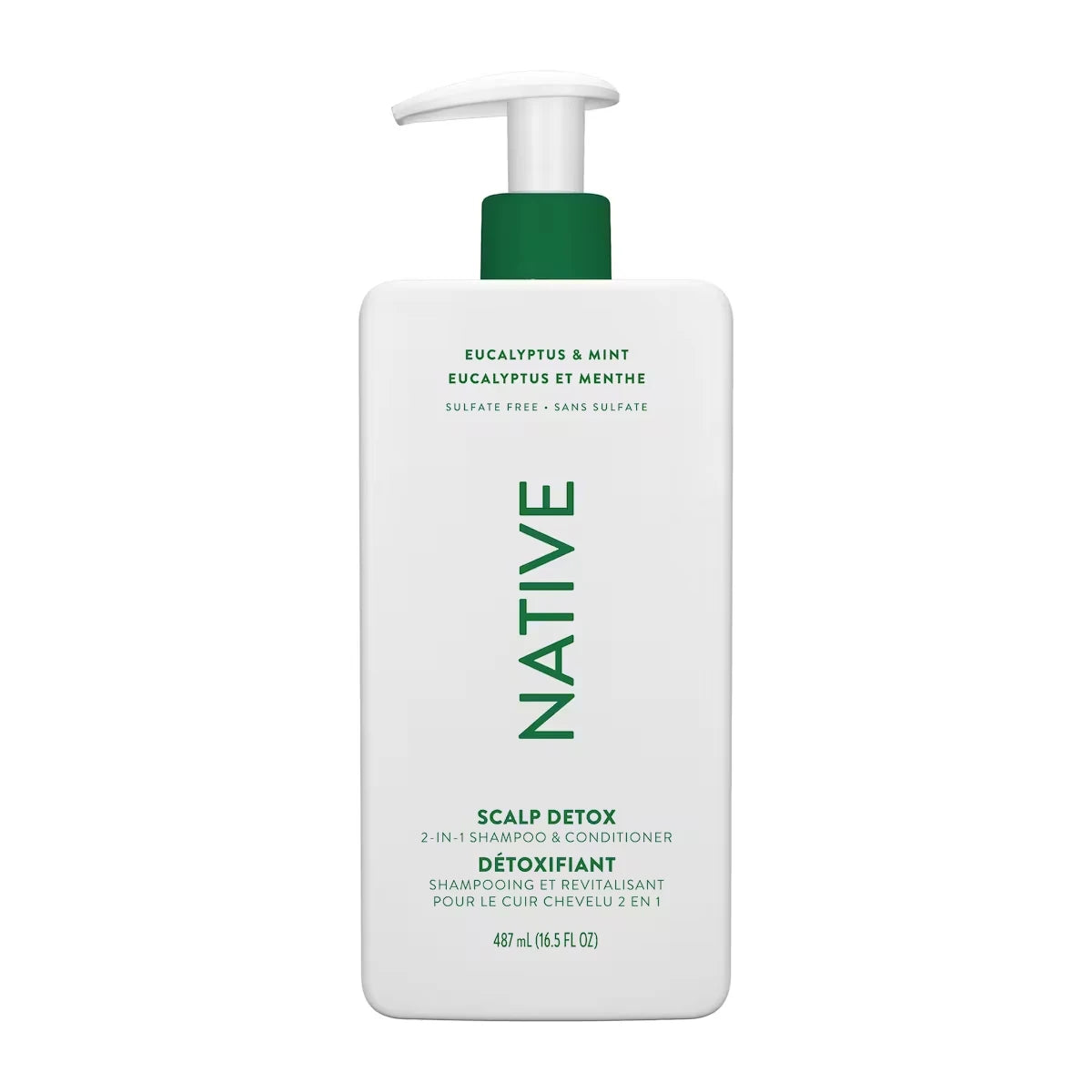 Native Eucalyptus & Mint Scalp Detox 2in1 Shampoo front package
