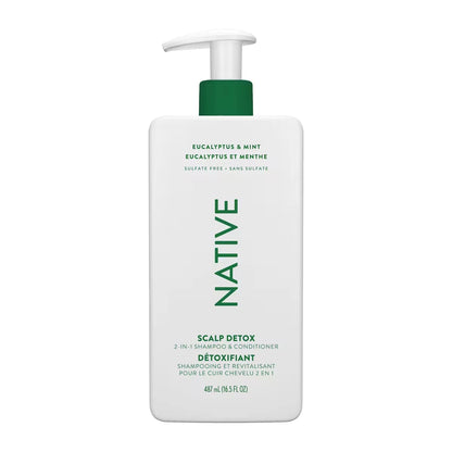 Native Eucalyptus & Mint Scalp Detox 2in1 Shampoo front package