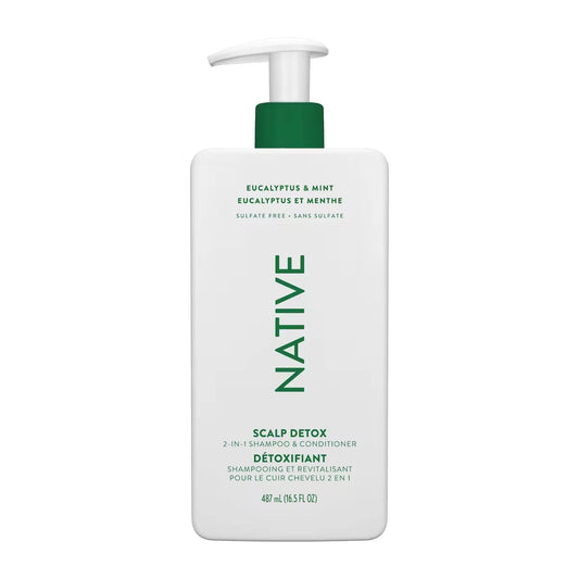 Native Eucalyptus & Mint Scalp Detox 2in1 Shampoo front package