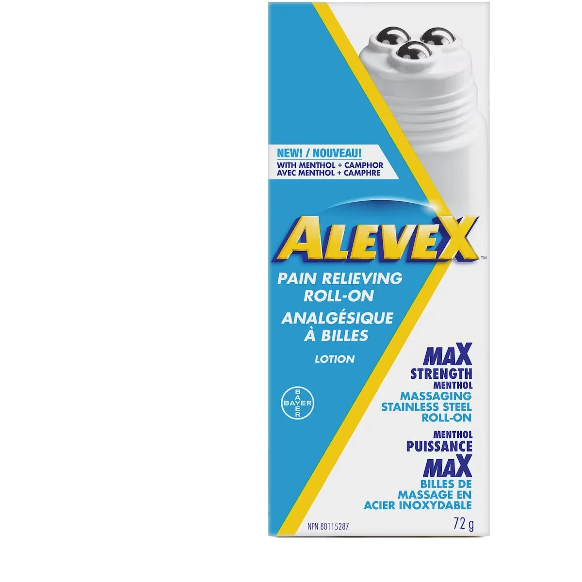 Aleve x Topical Pain Relief Lotion front package