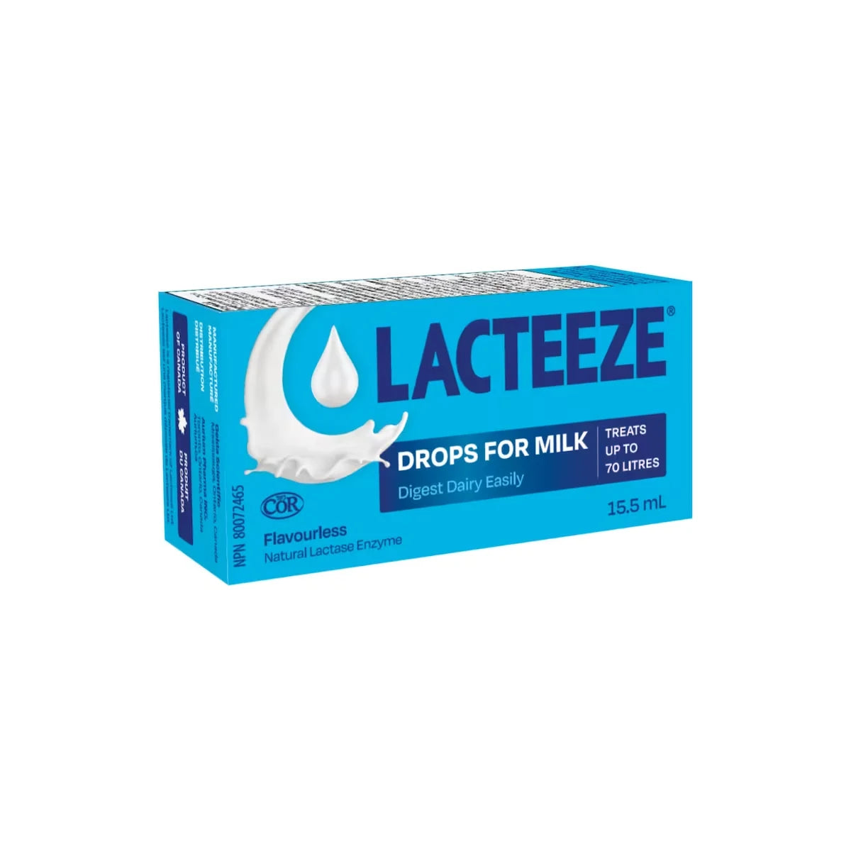 Lacteeze Drops for Milk front package