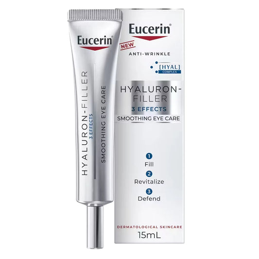 Eucerin Anti Wrinkle Smoothing Hyaluronic Acid Eye Cream, All Skin Types, 15 mL product image