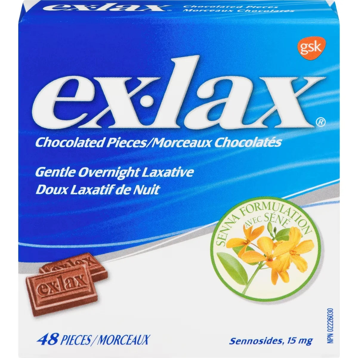 Ex-Lax Chocolated Pieces front package